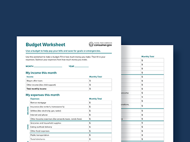 budget worksheet